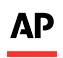 AP logo with black "AP" letters on a white background and a red geometric shape underneath.